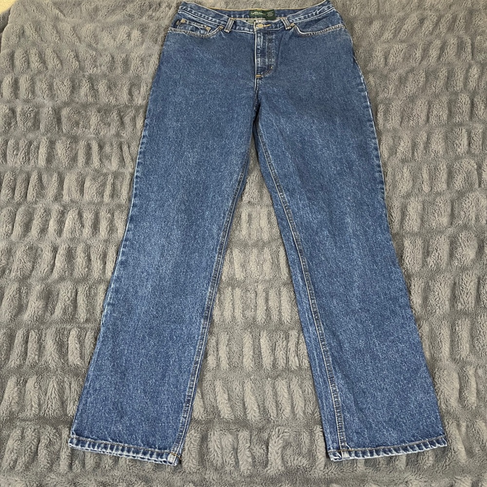Lauren Jeans Co Ralph Lauren Womens Size 12 Medium Wash Bootcut‎ Denim Jeans